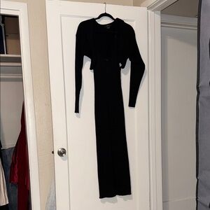 Forever 21 Black Long Sleeve Dress